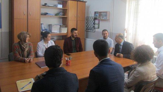 İlçe Milli Eğitim Müdürü Yücel İrmak Fatih Ortaokulu ve Mehmet Akif Ersoy Ortaokulunu Ziyaret Etti.