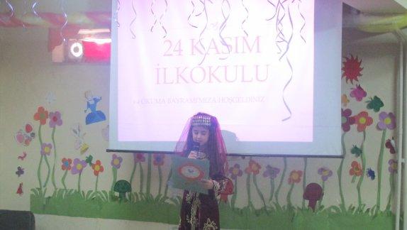 24 Kasım İlkokulu Tarafından Okuma Bayramı Düzenlendi.