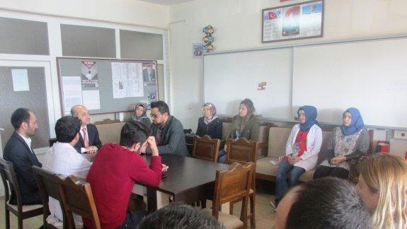 İlçe Milli eğitim Müdürümüzün Mehmet Akif Ersoy Ortaokulu Ziyareti