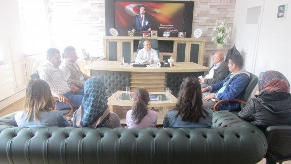 Atatürk İlkokulu Öğretmenlerinin İlçe Milli Eğitim Müdürümüzü Ziyareti