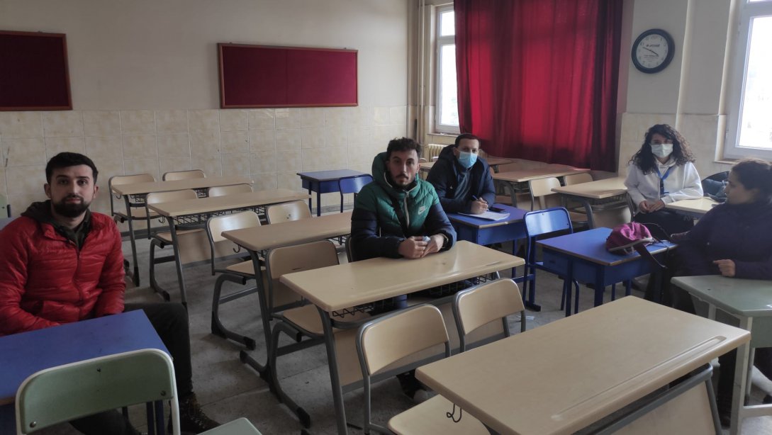Okul Zümre Başkanları Toplantısı Derinkuyu Şehit Selçuk Karabakla Ortaokulu'nda Yapıldı 