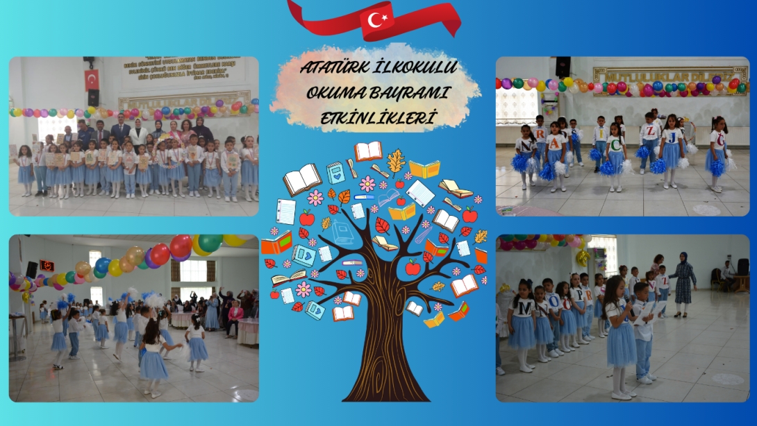 Atatürk İlkokulu Öğrencilerinin Okuma Bayramı Coşkusu